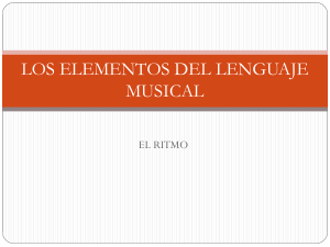 los elementos del lenguaje musical