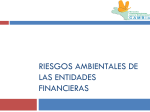 Riesgos ambientales de las entidades financieras