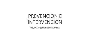 prevencion e intervencion - Universidad Interamericana de Puerto