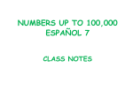 numbers class notes