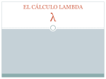 el cálculo lambda - paradigmas