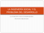 LA INGENIERÍA SOCIAL Y EL PROBLEMA DEL DESARROLLO