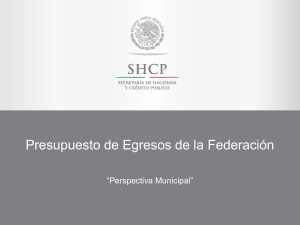 Presupuesto de Egresos de la Federación