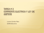 TAREA # 3 CORRIENTE ELECTRICA Y LEY DE AMPERE