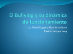 El Bullying y su dinámica de funcionamiento