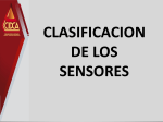 clasificacion de los sensores