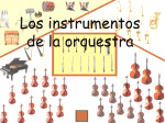 instrumentos de la orquestra