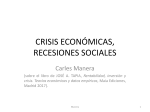 crisis económicas, recesiones sociales