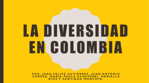 La diversidad en Colombia