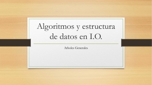 Algoritmos y estructura de datos en I.O.