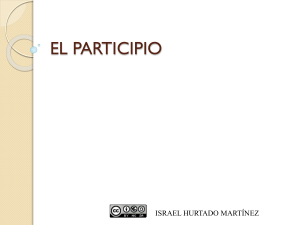 EL PARTICIPIO LATINO