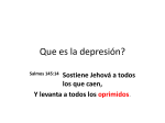 Que es la depresi&oacute;n? - Iglesia Pentecostal Unida de Prospect Park NJ