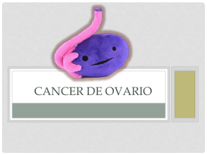 cancer de ovario - Clases y Libros