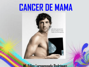 cancer de mama - Clases y Libros