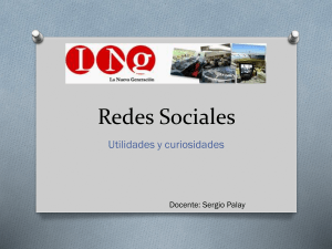 Redes Sociales - Internet, Deporte y Educación