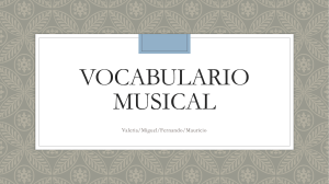 Vocabulario Musical
