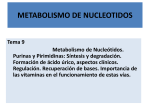 metabolismo de nucleotidos