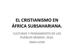 el cristianismo en africa. emui.ucm