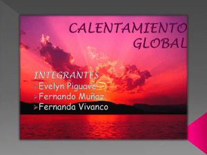 calentamiento global
