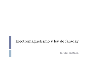 Electromagnetismo y ley de faraday