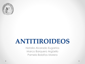 antitiroideos - medicina