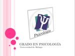 grado en psicología - Universidad de Málaga
