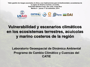 Vulnerabilidad y escenarios climáticos. Lenín Corrales