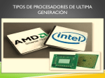 Tipos de procesadores de ultima generación