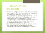 ELEMENTOS DE TRANSICIÓN