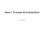 Tema 1. El campo de la electr&oacute;nica
