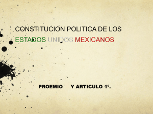 constitucion politica de los estados unidos mexicanos
