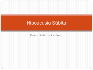 Hipoacusia Subita