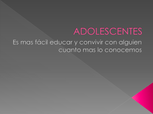 Generalidades de la Adolescencia