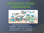 Anestesia en cirugia laparoscopica