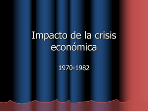 Impacto de la crisis econ&oacute;mica