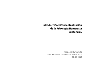 Introducción y Conceptualización de la Psicología Humanista