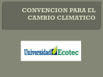 convencion para el cambio climatico