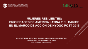 enfoque para la construcci&oacute;n de la resiliencia comunitaria