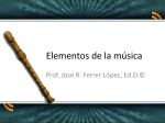 Elementos de la música