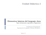 UD02 - Elementos básicos del lenguaje Java