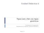 UD06. Tipos List y Set con tipos genéricos