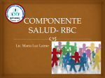 Componente Salud RBC - Lic. Maria Luz Laime