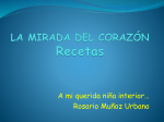 Rosario Muñoz Urbano. Recetas del corazón. Archivo