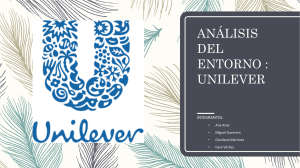 análisis del entorno : unilever