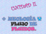 REOLOGIA Y FLUJO DE FLUIDOS.