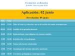 Calendario de Examenes 201451