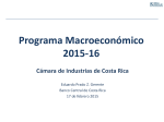 Presentación de PowerPoint - Cámara de Industrias de Costa Rica