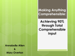Making Anything Comprehensible: Achieving 90