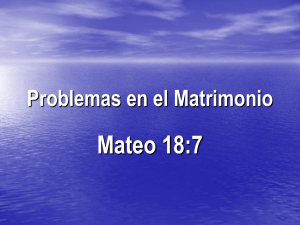 Problemas en el Matrimonio - Iglesia Biblica Bautista Antioquia