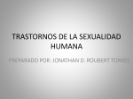 TRASTORNOS DE LA SEXUALIDAD HUMANA